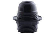 Патрон электрический E27 Пкб27-04-К11 с кольцом карболитовым, черный IEK EPK11-04-01-K01 фото Патрон электрический E27 Пкб27-04-К11 с кольцом карболитовым, черный IEK EPK11-04-01-K01 картинка